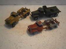 LOT JOUET ANCIEN 3 CAMIONS GMC