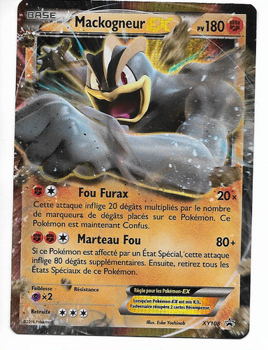 Carte pokemon mackogneur - carte,
