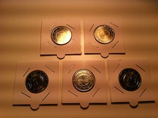 SERIE 5 ATELIERS X 2 EURO ALLEMAGNE 2009 EMU A D F G J COMMEMORATIVE