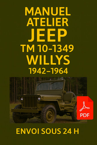 Manuel atelier jeep willys - jeep,