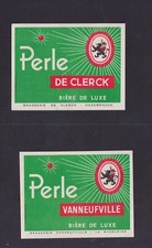 2 Ancienne étiquette  Alcool  France BN1802724  Bière  Perle  Vanneufville
