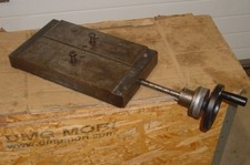 Table coulissante sur vernier