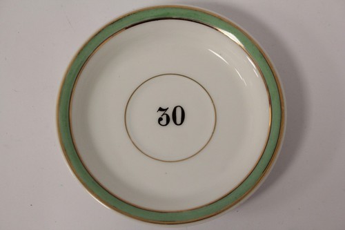 Sous verre absinthe porcelaine - sous-verre,