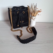 Sac seau bandoulière noir