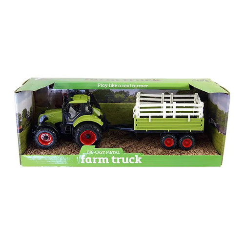 Tracteur avec remorque