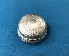 ancien poudrier en argent