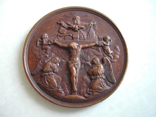 Médaille bronze pius etats - ix,