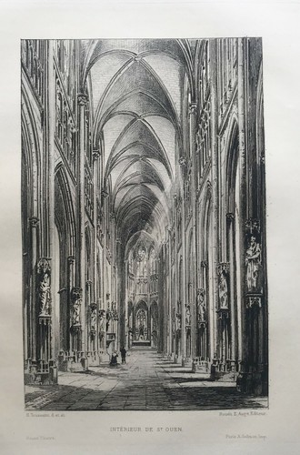 Rouen intérieur ouen - de, st