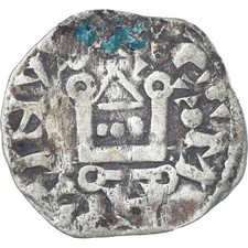 [#341949] Pièce de monnaie, France, Touraine, Denier Tournois, env. 1150-1200, Saint-Martin d