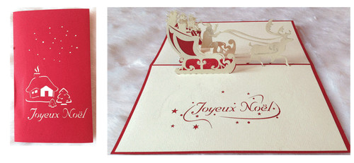 Carte noel père avec - de,