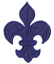 écusson patche fleur lys - fleur, de