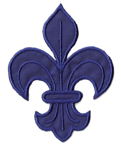 Medieval fleur lys - de, patch