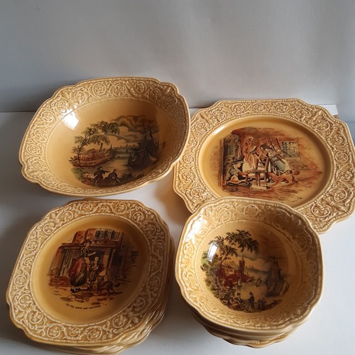 Assiettes vintage crown devon - assiettes,