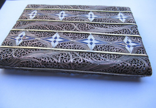 Ancien boite ecrin - boite, à