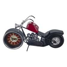 Horloge old motorcycle, déco route 66, pendule morther road,  Harley Davidson