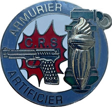 Armurier - Artificier des C.R.S, émail, tirage 1994, 200 ex.