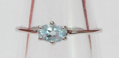 Anneau topaze bleue 0 55 - anneau,