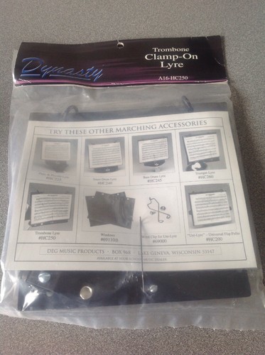 Dynasty trombone clamp - dynasty, clamp-on