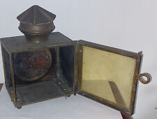 LAMPE LANTERNE CHEMIN DE FER BATEAU OUVRARD PARIS N° 3 BRONZE LAITON