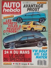 AUTO HEBDO N°627 1/6/1988