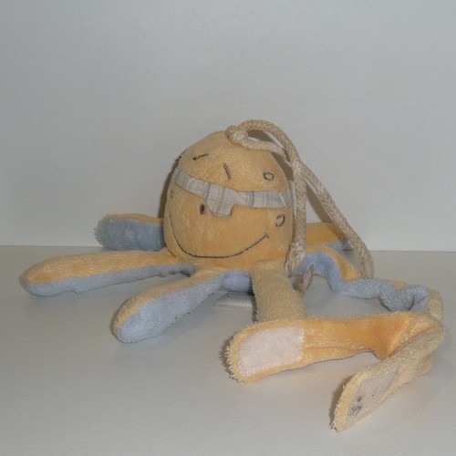 Doudou pieuvre noukies - doudou,