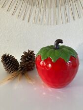 ☻ Ancien Bac à Glaçons, Seau à Glace Forme De Fraise en Plastique Vintage