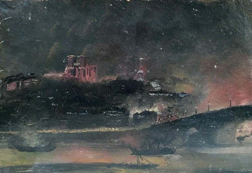 Tableau ancien ecole - tableau,