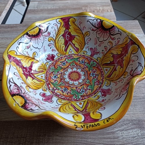 Plat céramique sicilienne - plat,