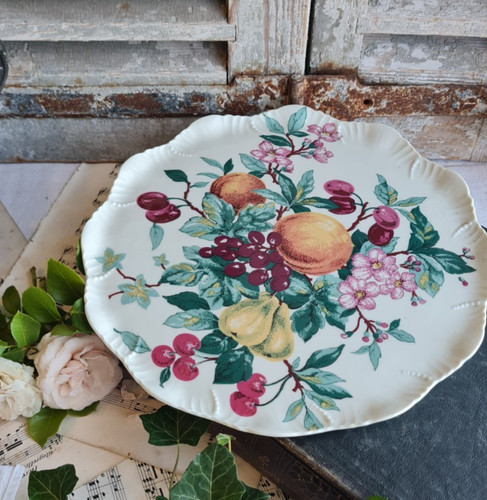 Ancien plat tarte genevieve - ancien,