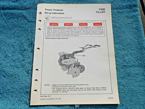Honda roto tiller - honda,