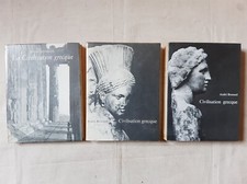 La civilisation grecque, 3 tomes, André Bonnard, La Guilde du Livre 1954 - 1959