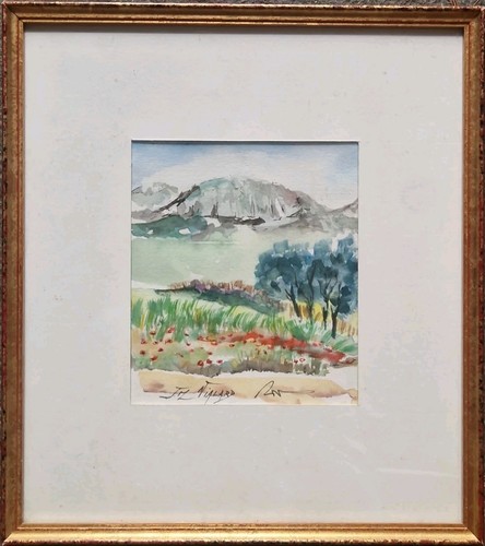 Tableau peinture aquarelle - tableau,