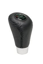 Pommeau Cuir Noir avec pastille changeable