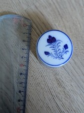 Ancienne Boîte Pilulier Porcelaine 