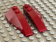 LEGO STAR WARS DkRed wedges ref 41747 & 41748 /set 4482 4745 8781 7298 7163 7477