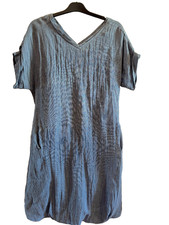 LILITH  robe tunique bleu taille s ou 42