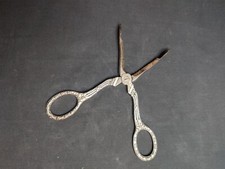 Ancienne paire de ciseaux, pince, casse sucre en argent massif Minerve