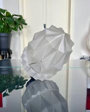 Suspension Art Déco - Globe Verre Dépoli - Lustre Vintage 1930 - Design Moderne