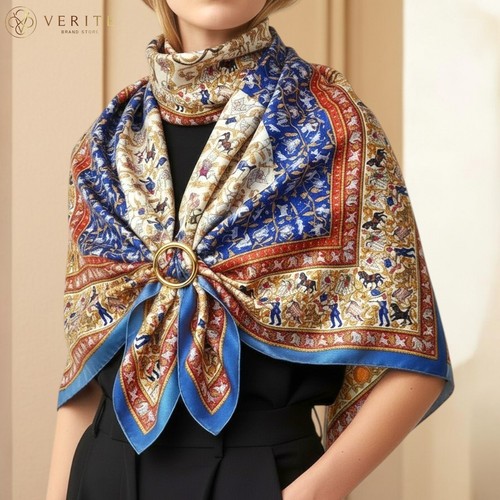 Rare vintage foulard - en, soie