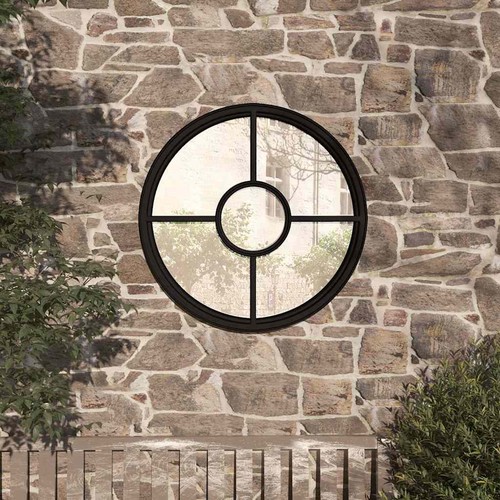 Miroir jardin rond - jardin,