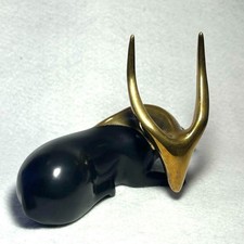 LOT sculpture antilope en