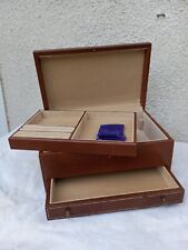 Coffret à bijoux en cuir