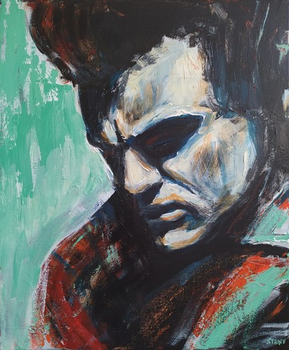 Tableau portrait homme - portrait,