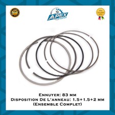 FIAT DUCATO 115 MULTIJET 2.0 D DIESEL MOTEUR 250A1.000 ANNEAUX DE PISTON 7175264