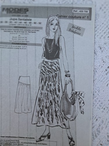 Patron femme juillet 2026 - femme, jupe