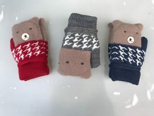 Moufles Ours, chaudes