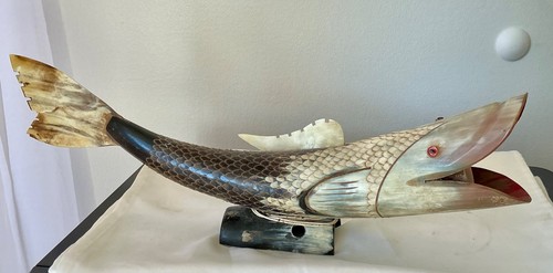 Lampe poisson corne - lampe,