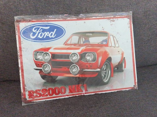 Plaque metal ford - ford, escort