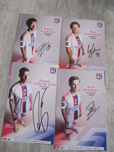 Cartes officielles signées - officielles,