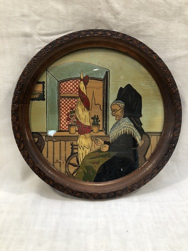 Cadre peinture sur bois boli - peinture,